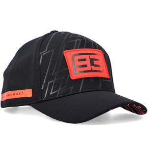 Cappellino da baseball tecnico Ducati Marc Marquez 93 Patch nero