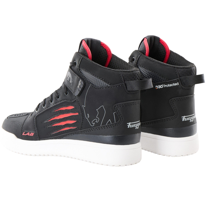 Stivali da moto Furygan Tarmac D3O® nero-rosso