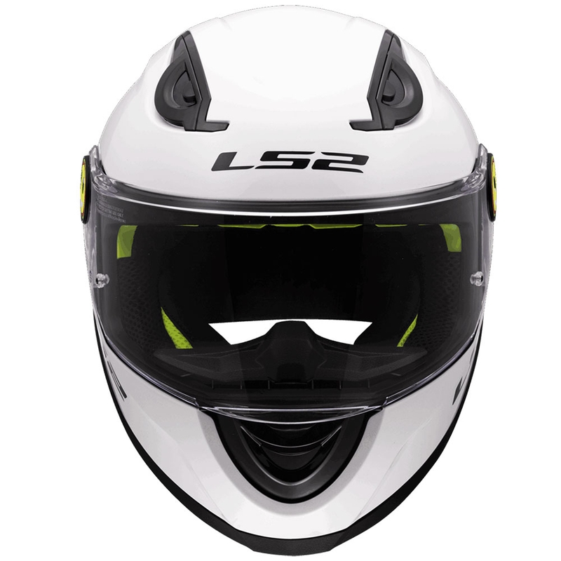 Casco integrale da moto per bambini LS2 FF812 Solid bianco lucido