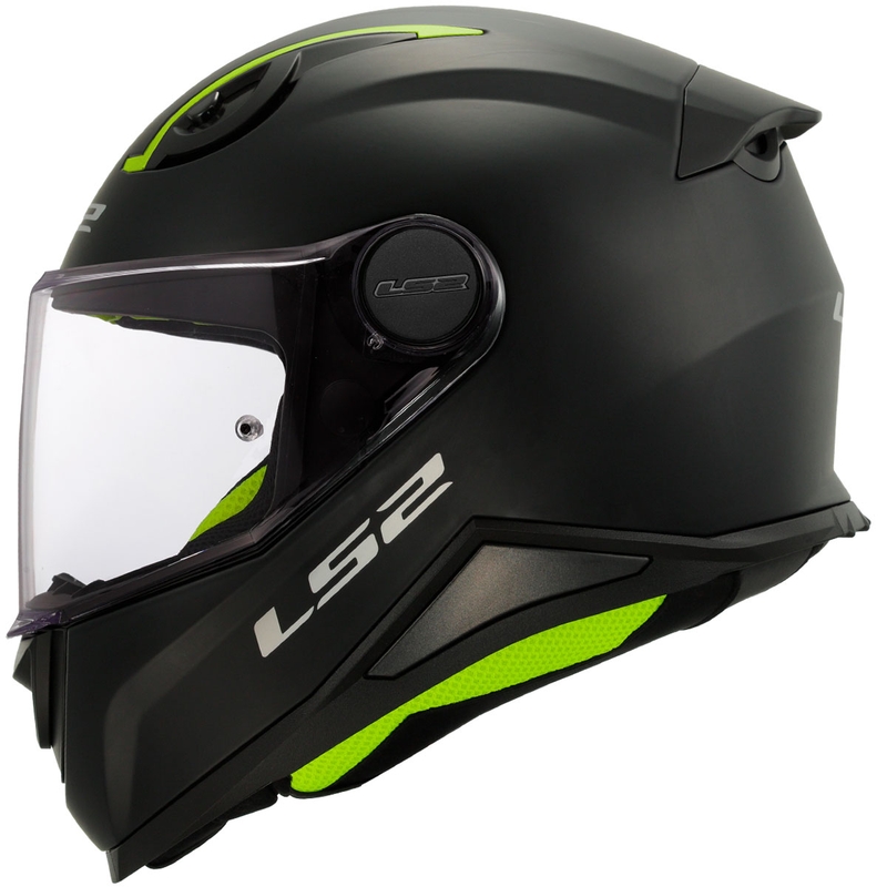 Casco integrale da moto per bambini LS2 FF812 Solid nero opaco