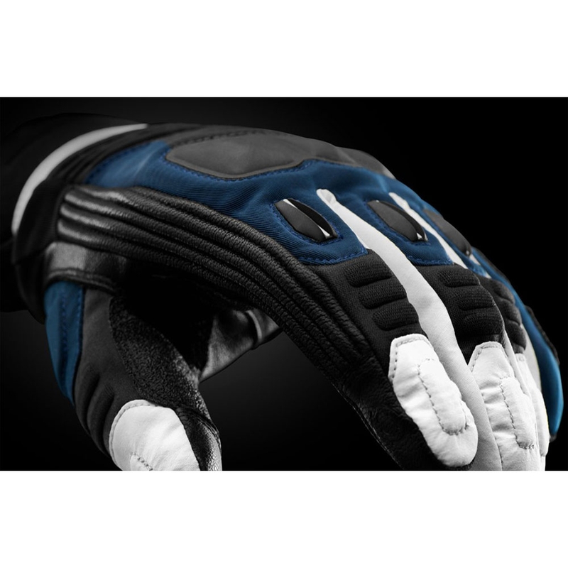Guanti da moto Furygan Balmaz All Seasons Nero-Blu-Perla