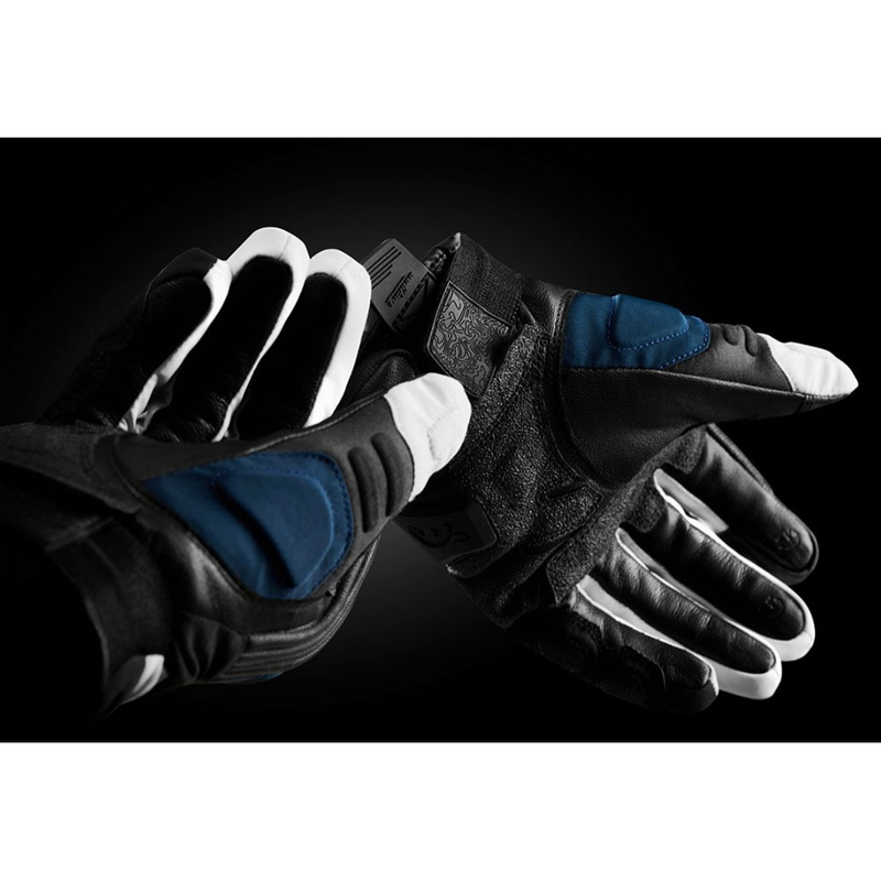 Guanti da moto Furygan Balmaz All Seasons Nero-Blu-Perla