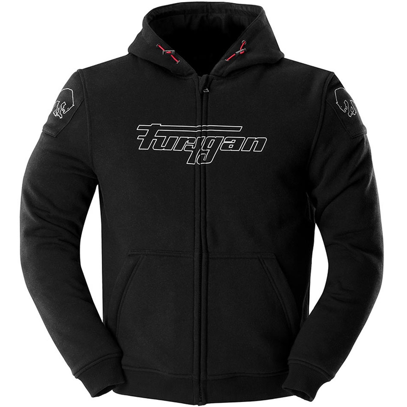 Giacca da moto Furygan Livio X Kevlar® nera e bianca
