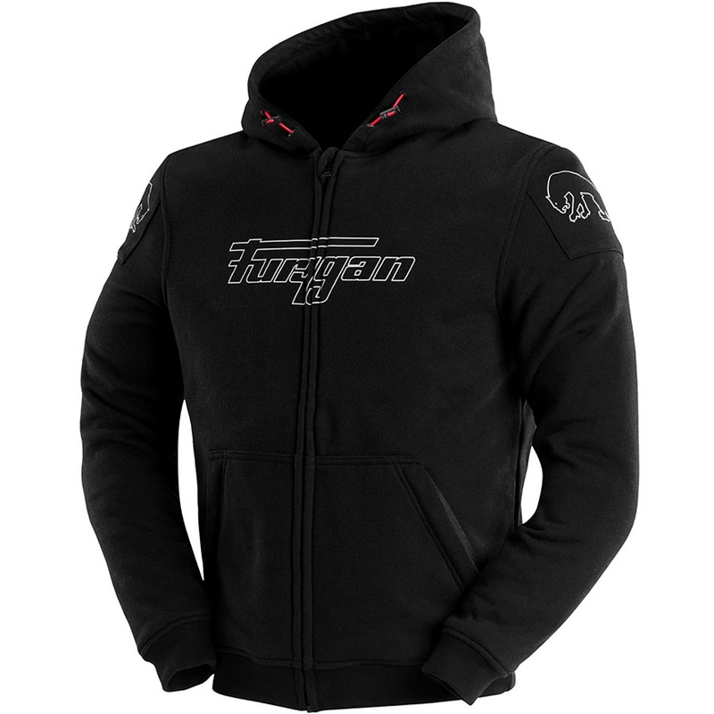 Giacca da moto Furygan Livio X Kevlar® nera e bianca