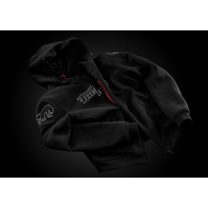 Giacca da moto Furygan Livio X Kevlar® nera e bianca