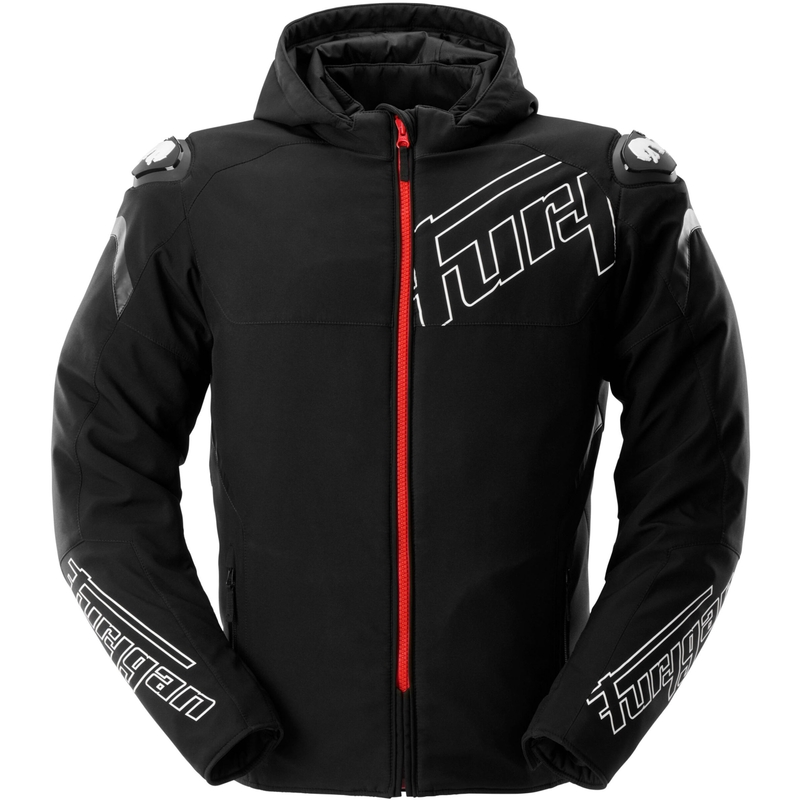 Giacca da moto Furygan Sektor Roadster Evo nera, bianca e rossa