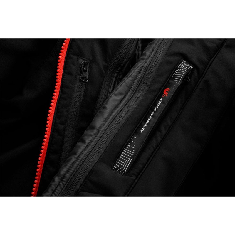 Giacca da moto Furygan Sektor Roadster Evo nera, bianca e rossa