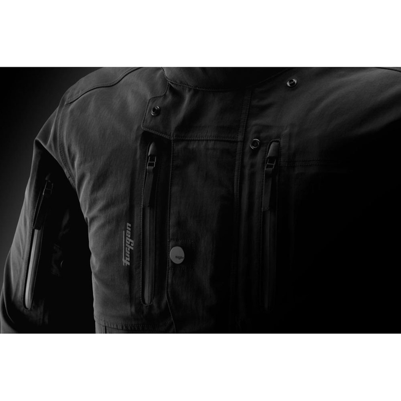 Giacca da motociclista Furygan Harris Trooper nera
