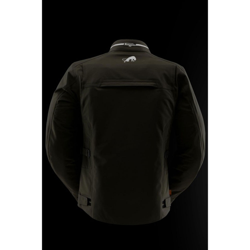 Giacca da motociclista Furygan Harris Trooper color verde kaki