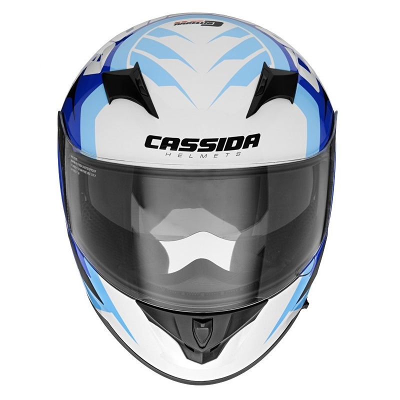 Integrální přilba Cassida Integral 2.0 Perimetric modro-černo-bílá