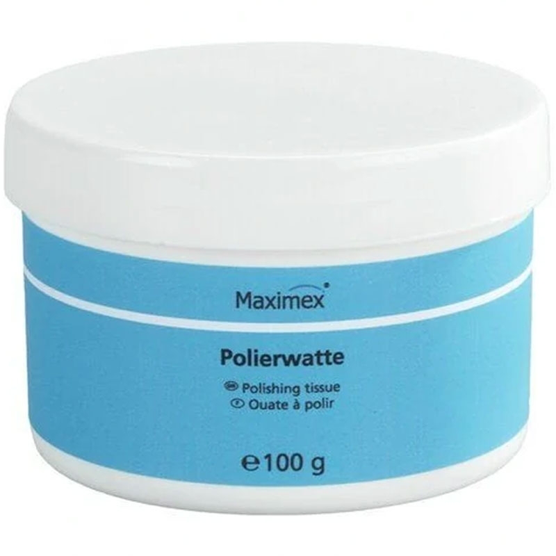 Cotone per la pulizia e la lucidatura di cromo e metalli Maximex 100 g
