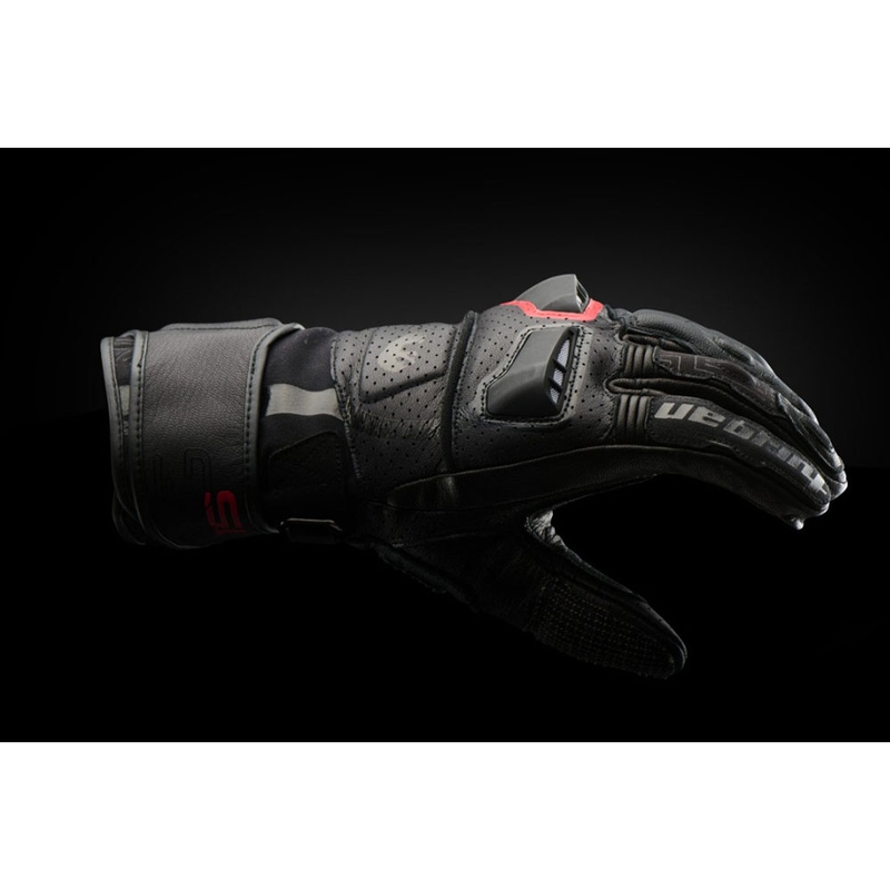 Guanti da moto Furygan STYG 15 Vented neri-rossi