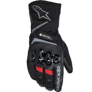 Guanti da moto isolati Alpinestars WT-8 GORE-TEX® nero-rosso