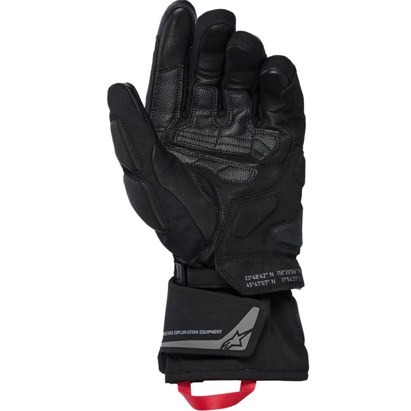 Guanti da moto isolati Alpinestars WT-8 GORE-TEX® nero-rosso