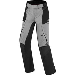 Pantaloni da moto da donna Alpinestars Stella Andes V4 Drystar nero-grigio scuro