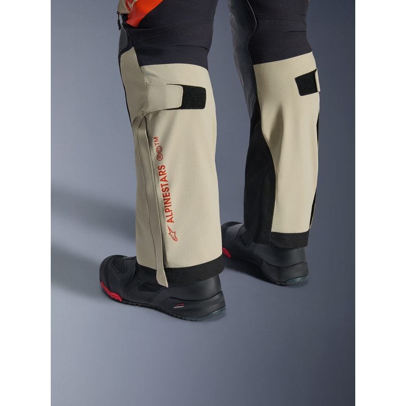 Pantaloni da moto Alpinestars Halo PRO Drystar XF crema-nero-rosso