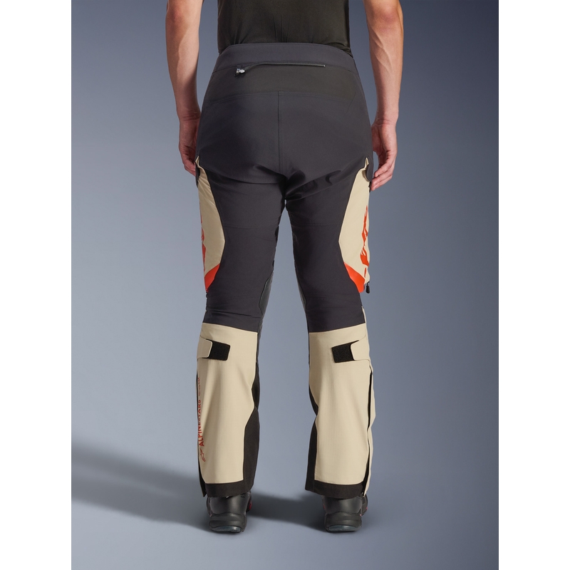 Pantaloni da moto Alpinestars Halo PRO Drystar XF crema-nero-rosso