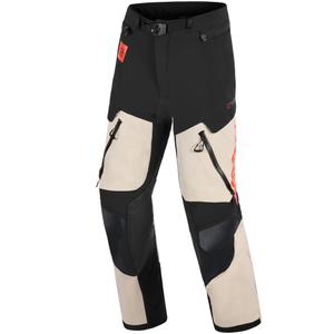 Pantaloni da moto Alpinestars Halo PRO Drystar XF crema-nero-rosso