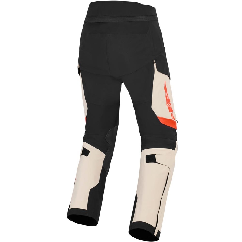 Pantaloni da moto Alpinestars Halo PRO Drystar XF crema-nero-rosso