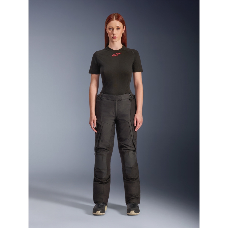 Pantaloni da moto da donna Alpinestars Stella Andes V4 Drystar neri