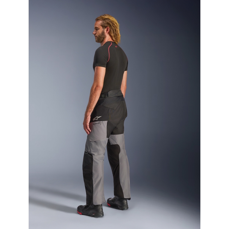 Pantaloni da moto Alpinestars Andes V4 Drystar nero-grigio scuro