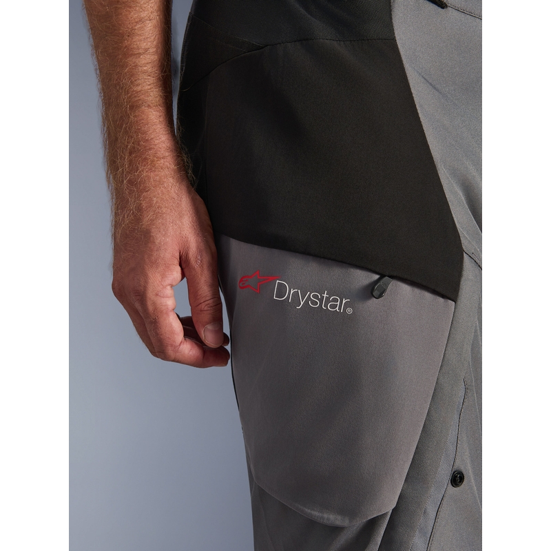 Pantaloni da moto Alpinestars Andes V4 Drystar nero-grigio scuro