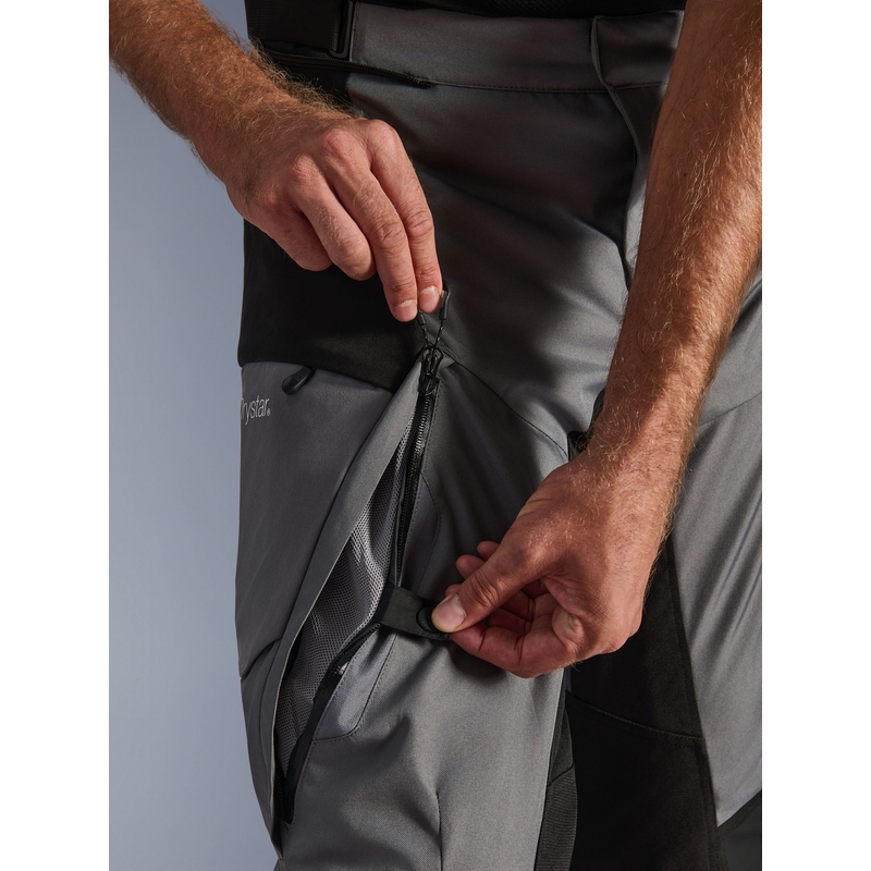 Pantaloni da moto Alpinestars Andes V4 Drystar nero-grigio scuro