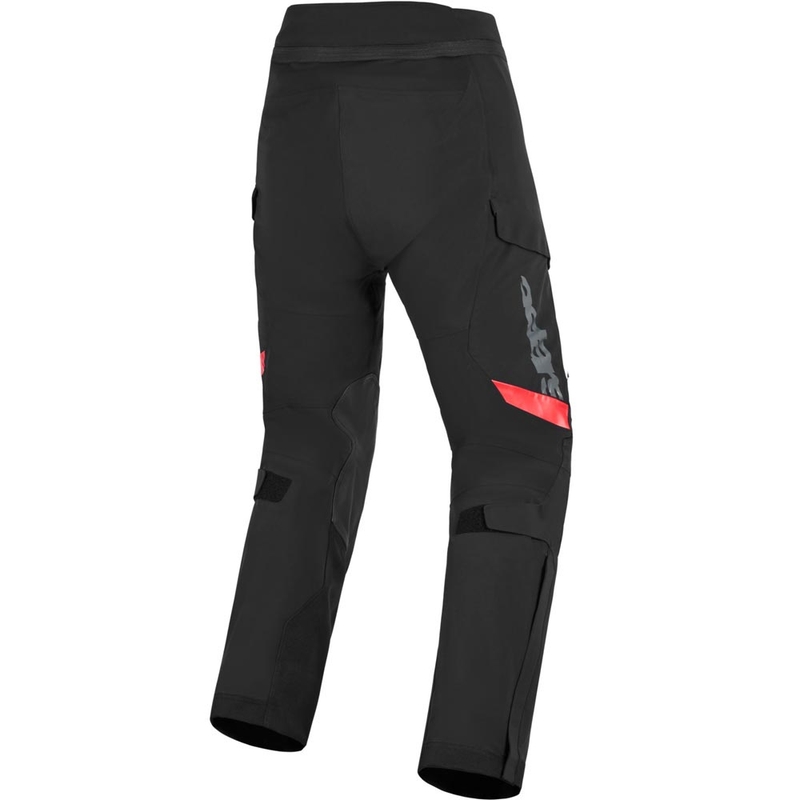 Pantaloni da moto Alpinestars Halo PRO Drystar XF nero-grigio scuro-rosso