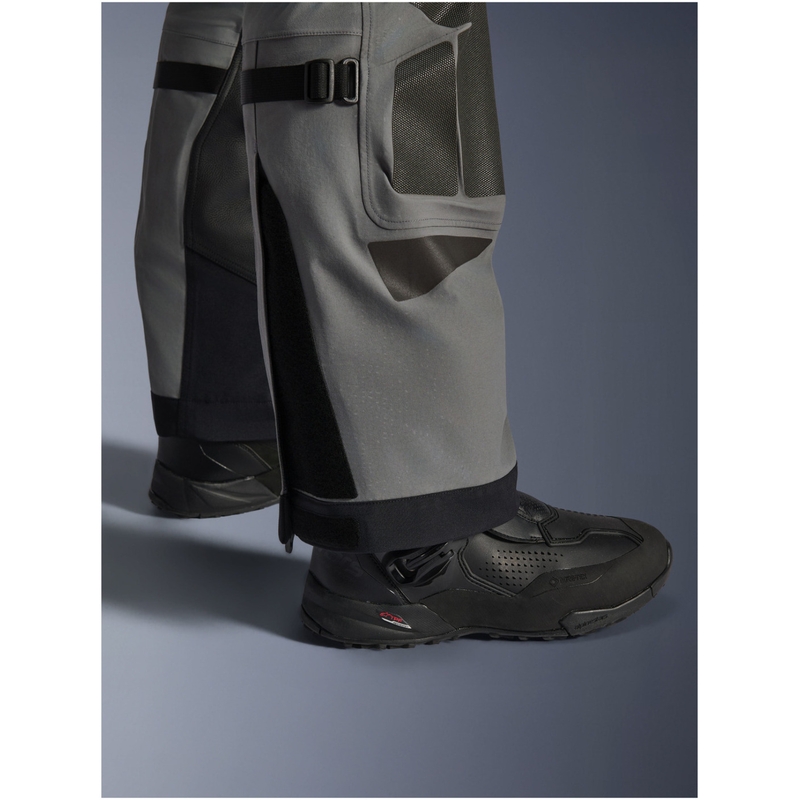 Pantaloncini da moto Alpinestars Nazca 3L Gore-Tex PRO grigio scuro-nero