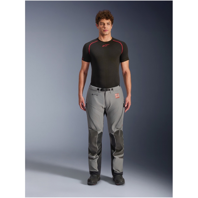 Pantaloncini da moto Alpinestars Nazca 3L Gore-Tex PRO grigio scuro-nero