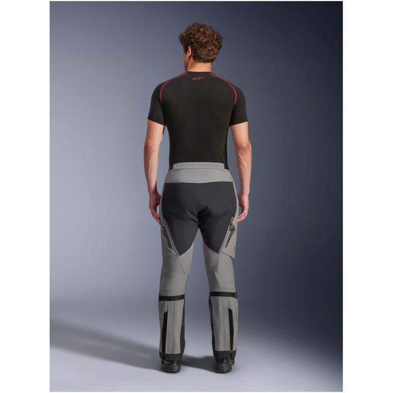 Pantaloncini da moto Alpinestars Nazca 3L Gore-Tex PRO grigio scuro-nero