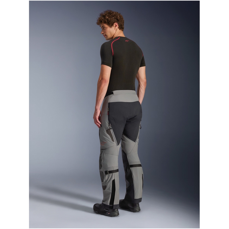 Pantaloncini da moto Alpinestars Nazca 3L Gore-Tex PRO grigio scuro-nero