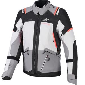 Giacca da moto da donna Alpinestars Stella Andes V4 Drystar Grigio scuro-Grigio chiaro-Nero-Rosso