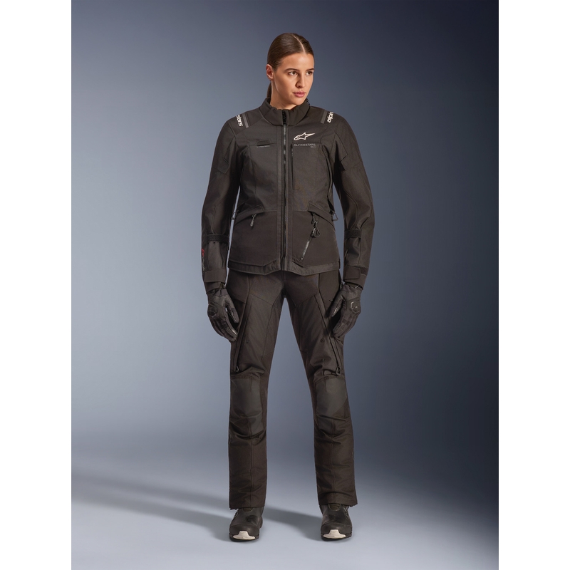 Giacca da moto da donna Alpinestars Stella Andes V4 Drystar nera