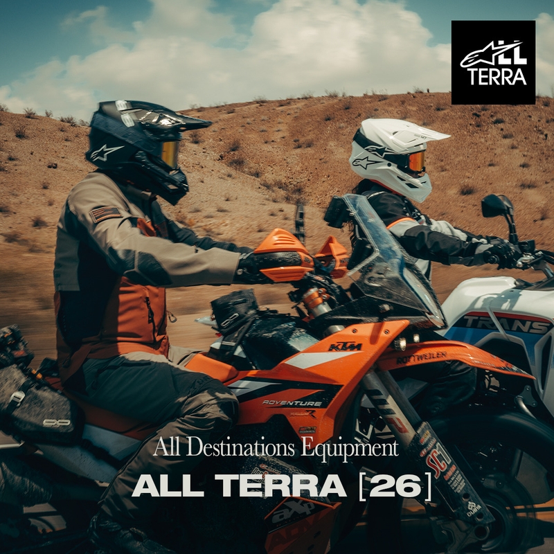 Giacca da moto Alpinestars Andes V4 Drystar marrone chiaro-arancione scuro-nero
