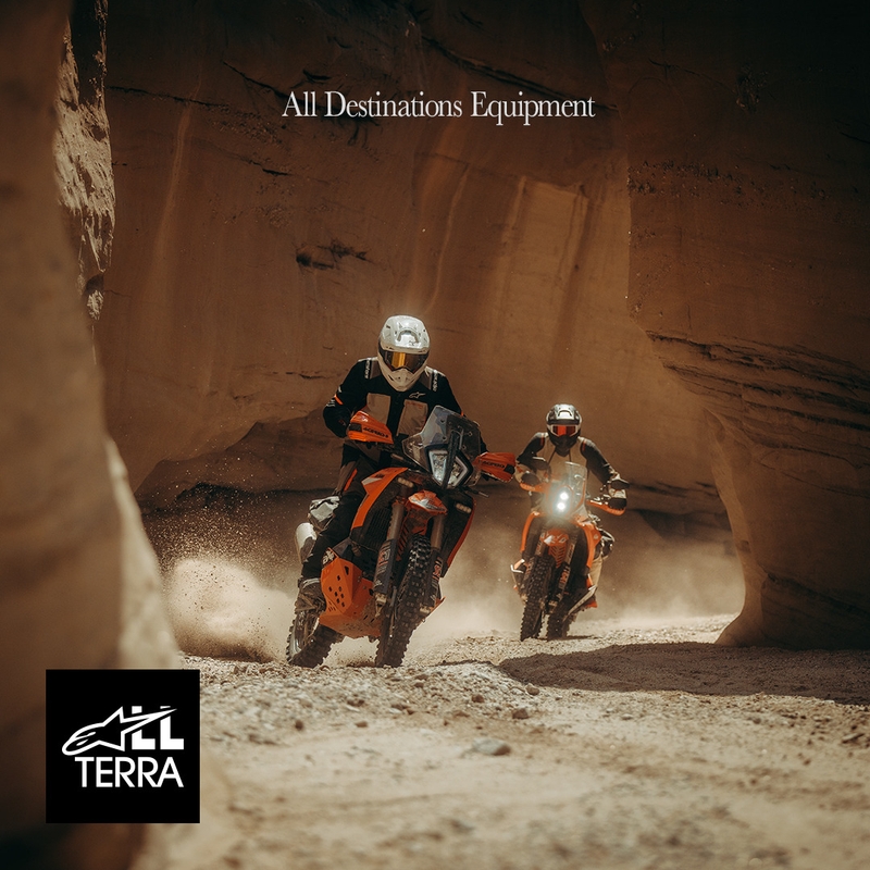 Giacca da moto Alpinestars Andes V4 Drystar Crema-Marrone chiaro-Nero-Arancione fluo