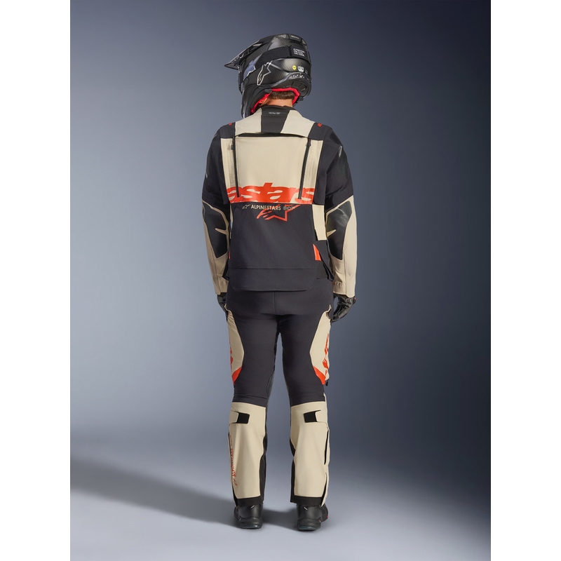Giacca da moto Alpinestars Halo PRO Drystar XF Crema-Nero-Rosso