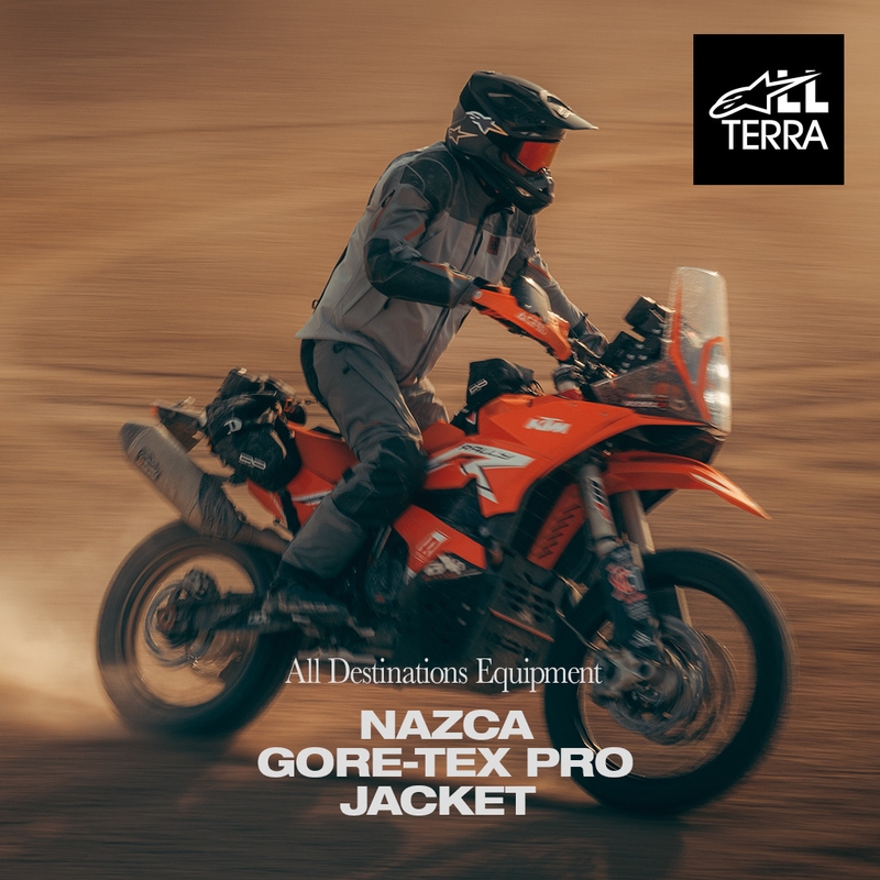 Giacca da moto Alpinestars Nazca 3L Gore-Tex PRO grigio scuro-grigio chiaro