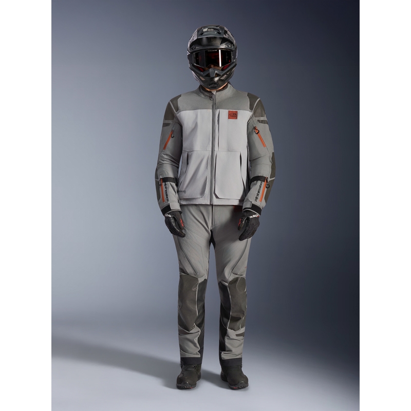 Giacca da moto Alpinestars Nazca 3L Gore-Tex PRO grigio scuro-grigio chiaro