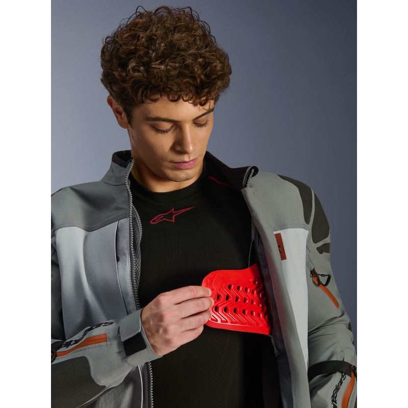 Giacca da moto Alpinestars Nazca 3L Gore-Tex PRO grigio scuro-grigio chiaro