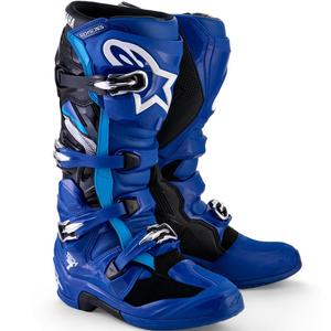 Stivali da motocross Alpinestars TECH 7 YAMAHA collezione blu-bianco-nero