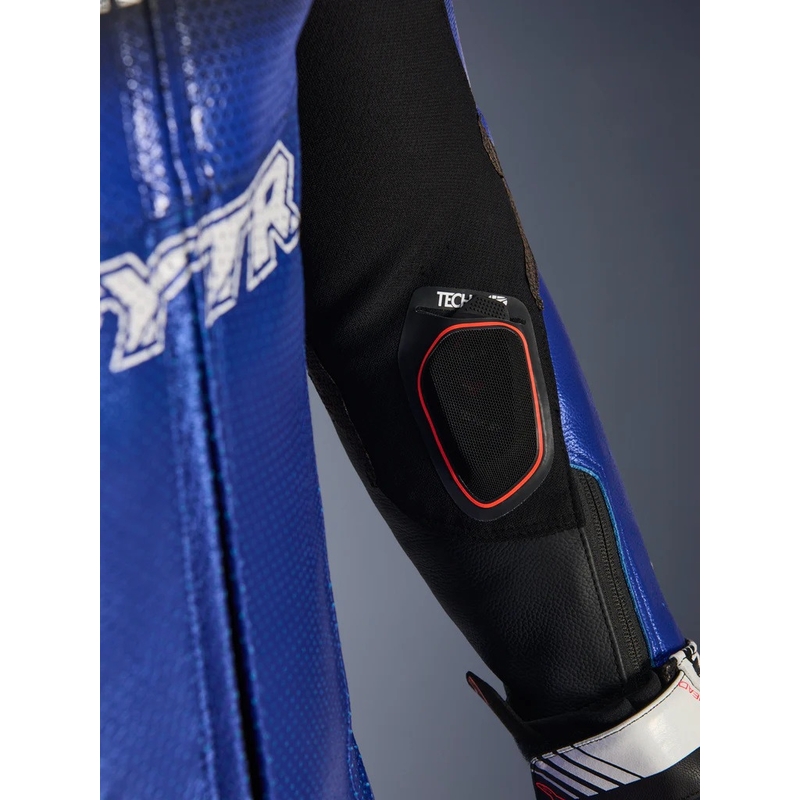 Tuta da moto in pelle intera Alpinestars GP-R7 YAMAHA GYTR TECH-AIR compatibile con la collezione blu-nero-bianco-rosso