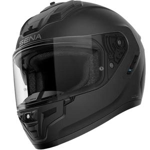 Casco integrale da moto con cuffie SENA Phantom ANC, nero opaco