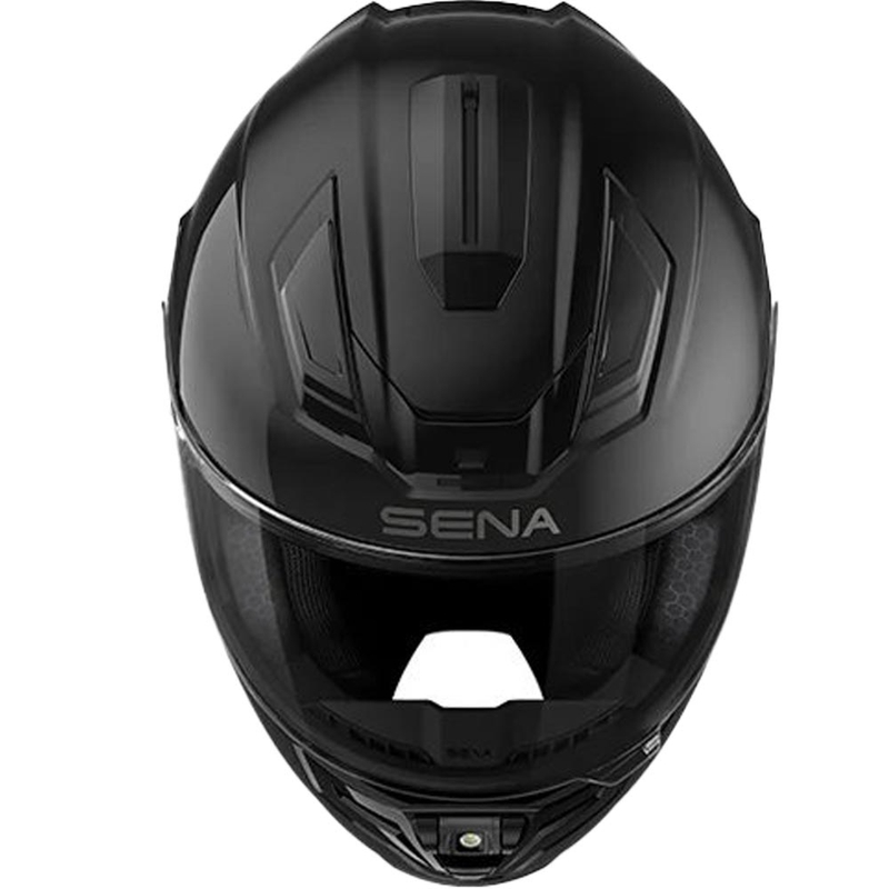 Casco integrale da moto con cuffie SENA Phantom ANC, nero opaco