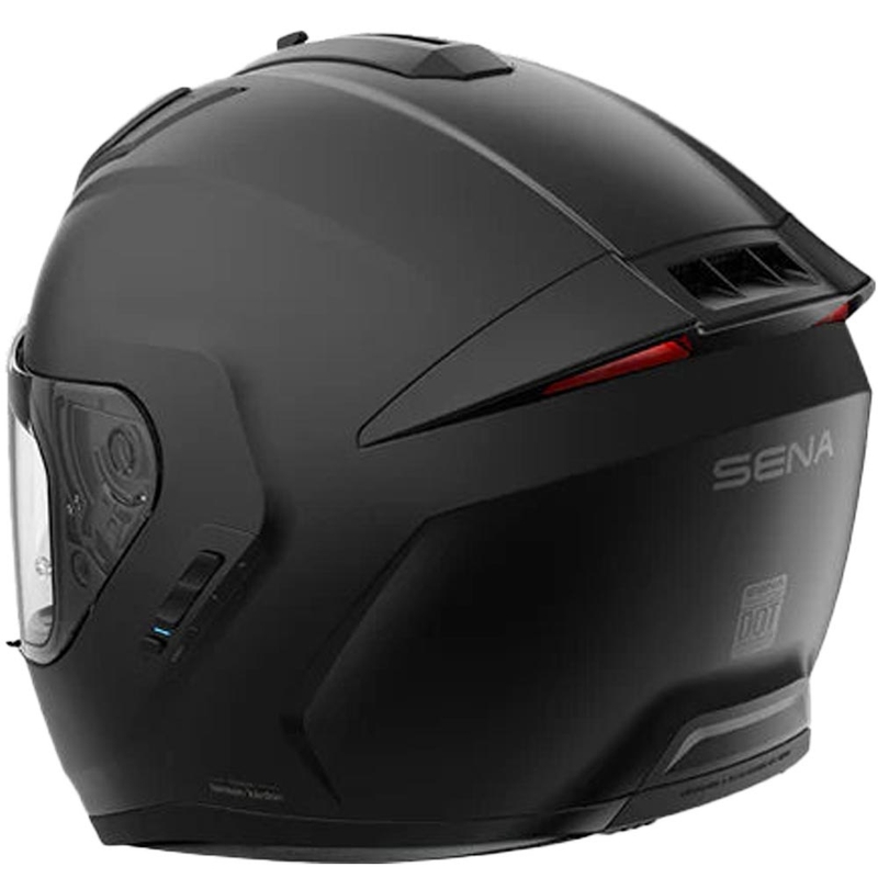 Casco integrale da moto con cuffie SENA Phantom ANC, nero opaco