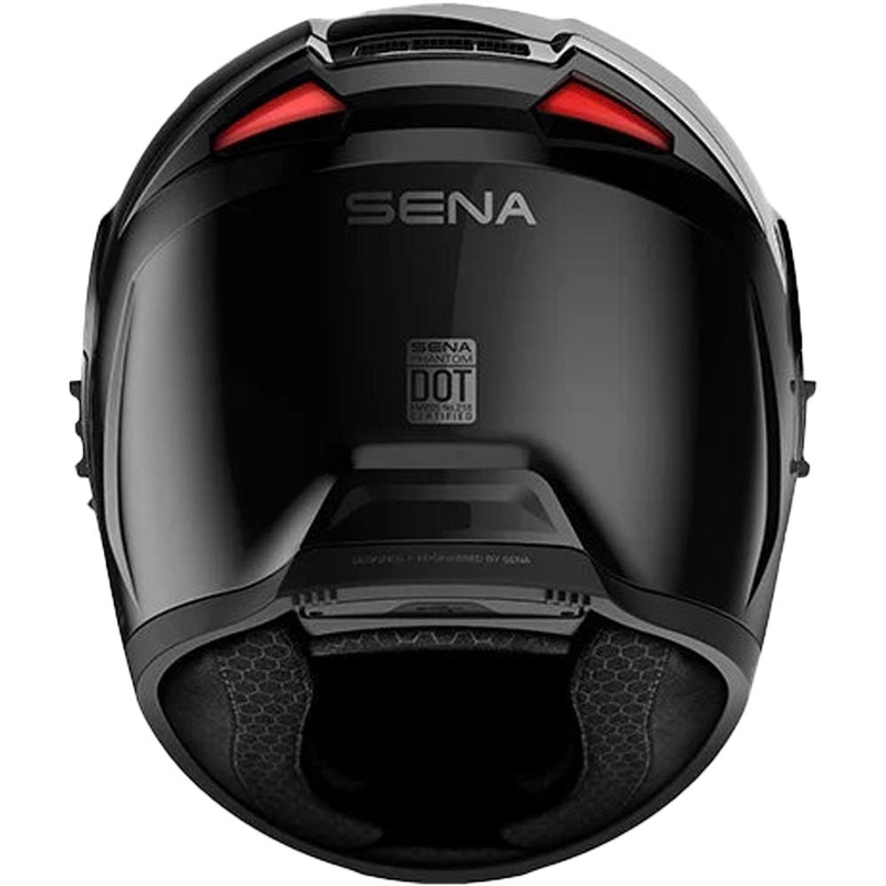 Casco integrale da moto con cuffie SENA Phantom ANC, nero opaco