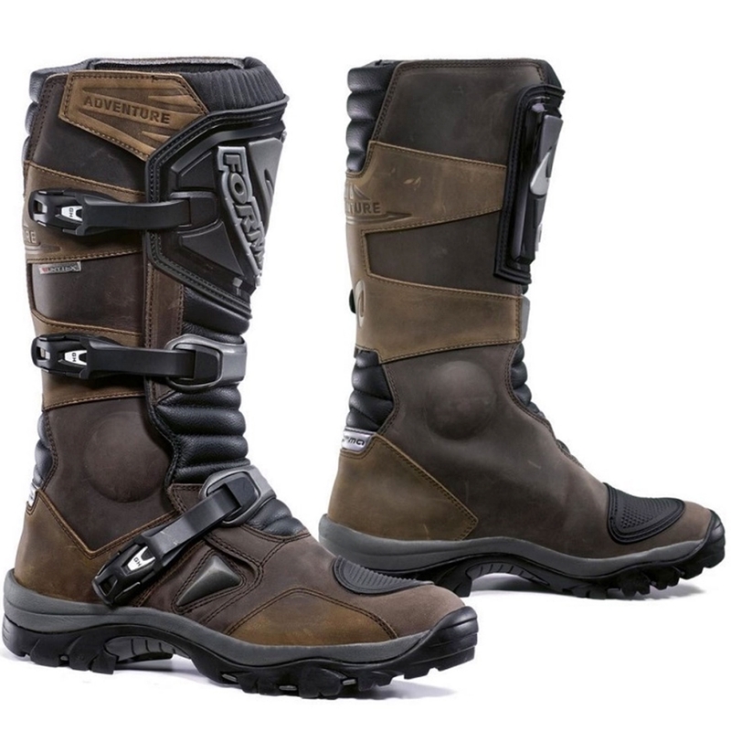 Stivali da moto Forma Adventure DRY marroni