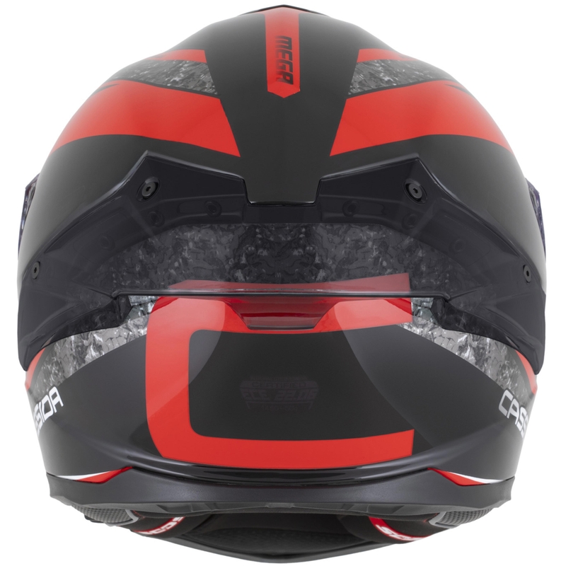 Casco integrale da moto Cassida Integral GTS 2.1 Mega nero-rosso-bianco