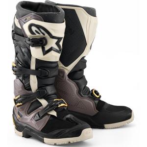 Stivali da moto Alpinestars TECH 7 Enduro Drystar Nero-Grigio scuro-Oro