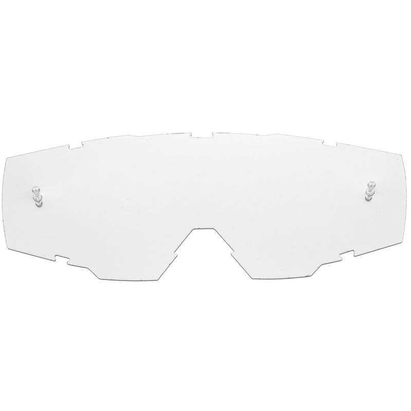 Visiera per occhiali da motocross NOX Spectre argento